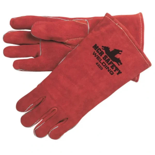 MCR Safety 4320 MCR Safety Welding Leather Welding Work Gloves Premium Select Shoulder Leather Reinforced Thumb (1 DZ) - One-stop shop for professional tools and equipment.^ Hand