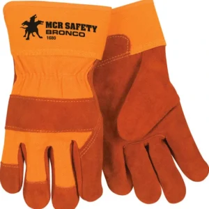 MCR Safety 1680 Sidekick® A Select Side Split Leather Leather Palm Work Gloves  2.5 Inch Rubberized Safety Cuff (1 DZ) - One-stop shop for professional tools and equipment.^ Hand