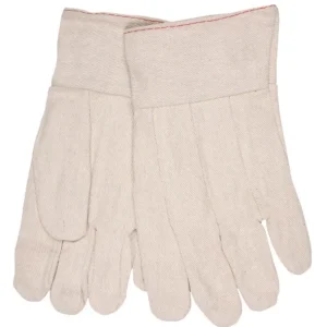 MCR Safety 8200B Canvas Work Gloves Clute Pattern with Band Top Cotton Polyester Blend Straight Thumb (1 DZ) - One-stop shop for professional tools and equipment.^ Hand