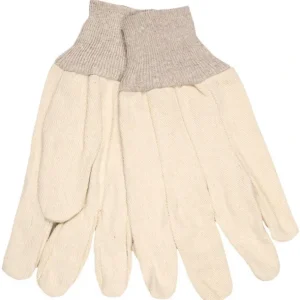 MCR Safety 8300C Premium Cotton Canvas Work Gloves Clute Pattern with Knit Wrist Cotton Polyester Blend Straight Thumb (1 DZ) - One-stop shop for professional tools and equipment.^ Hand