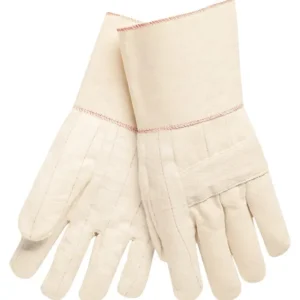 Discount MCR Safety 9124G Hot Mill Work Gloves 24 Ounce Regular Weight Fabric 4.5 Inch Plasticized Gauntlet Cuff Knuckle Strap (1 DZ) - One-stop shop for professional tools and equipment. Hand