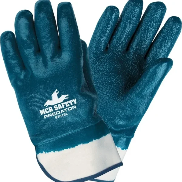 Cheap MCR Safety 9761R Predator® Series Fully Rough Nitrile Coated Work Gloves Safety Cuff and Jersey Lined Treated with ActiFresh® (1 DZ) - One-stop shop for professional tools and equipment. Full