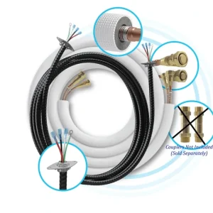 Cheap MrCool DIY50-3858C 50ft x 3/8in x 5/8in Pre-Charged Line-Set and DIY Pro Cable for DIY 24000 and 36000 BTU Wall Mounted Air Handlers - One-stop shop for professional tools and equipment. Hand
