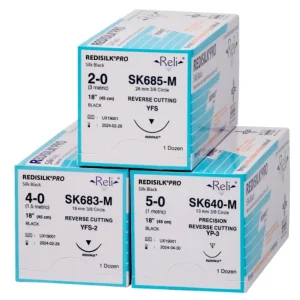 Fashion Myco Medical SK833-M - REDISILK® PRO Non-absorbable Natural Organic Silk Suture, Size 2-0, Length 30&, 26 mm 1/2 Circle Taper Point Needle - UOM 12/BX - One-stop shop for professional tools and equipment. Hand