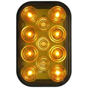 Peterson 850SA Led Strobe Light, Rectangular, Auxiliary 12.25″ Leads 5.30″X3.44″ Multi-Volt, Amber, Poly Bag - One-stop shop for professional tools and equipment.^ Power Tools