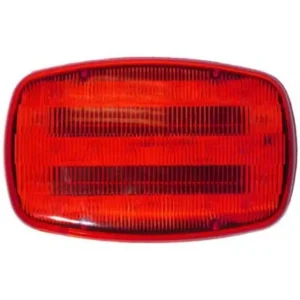 Peterson V316MR Led Hazard Light, Battery Operated, Rectangular, Flashing, Magnetic Mount, 6.30″X3.95″, Red, Viz Pack - One-stop shop for professional tools and equipment.^ Power Tools