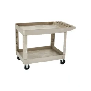 Fashion Rubbermaid FG452089BEIG HEAVY-DUTY FLAT HANDLE UTILITY CART, LIPPED SHELF, MEDIUM, 500 LB. CAPACITY - BEIGE - One-stop shop for professional tools and equipment. Hand