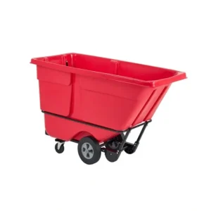 Fashion Rubbermaid FG131500RED ROTOMOLDED TILT TRUCK, STANDARD DUTY, 1 CUBIC YARD, RED - One-stop shop for professional tools and equipment. Hand