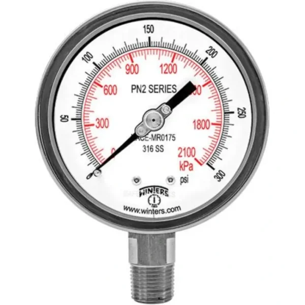 Best Winters Instruments PN2670N Pn2 Nace Liquid Filled Pressure Gauge-Mr0175-2002 - One-stop shop for professional tools and equipment. Pressure