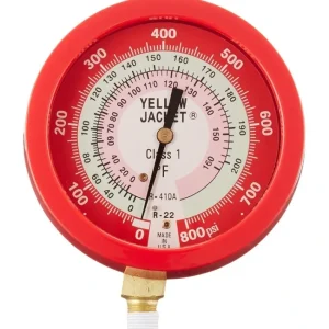Store Yellow Jacket 49515 3-1/2& L/F, red pressure, 0-800 psi, R22/410A (Â°F)Â  - One-stop shop for professional tools and equipment. Pressure