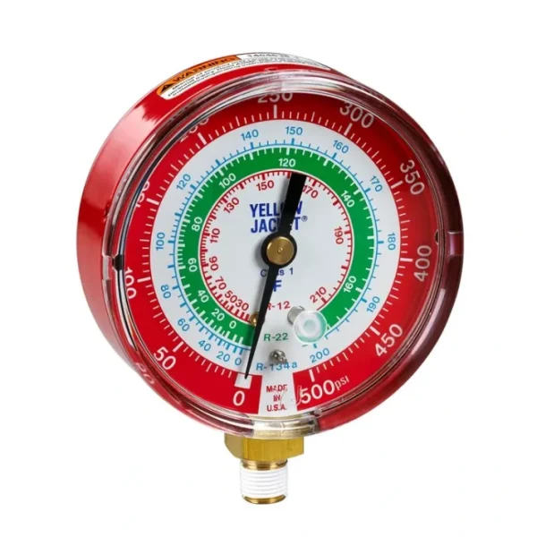 Best Sale Yellow Jacket 49103 3-1/8&, red pressure, 0-500 psi, R12/22/134a gauge (Â°F) - One-stop shop for professional tools and equipment. Pressure