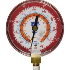 Shop Yellow Jacket 49131 3-1/8&, red pressure, bar/psi, R134a/404A/407C gauge (Â°C) - One-stop shop for professional tools and equipment. Pressure